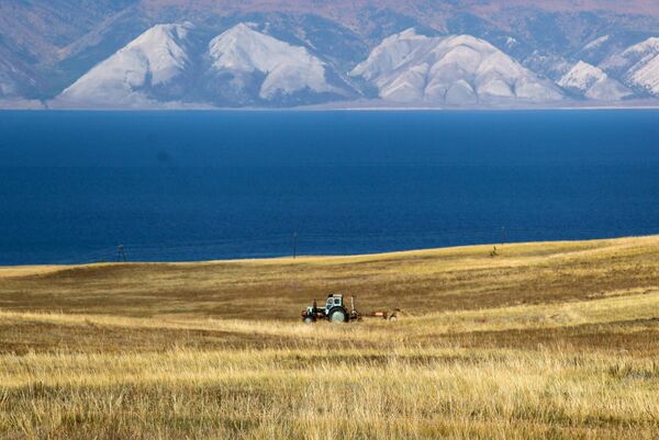 Остров Ольхон на озере Байкал в Иркутской области