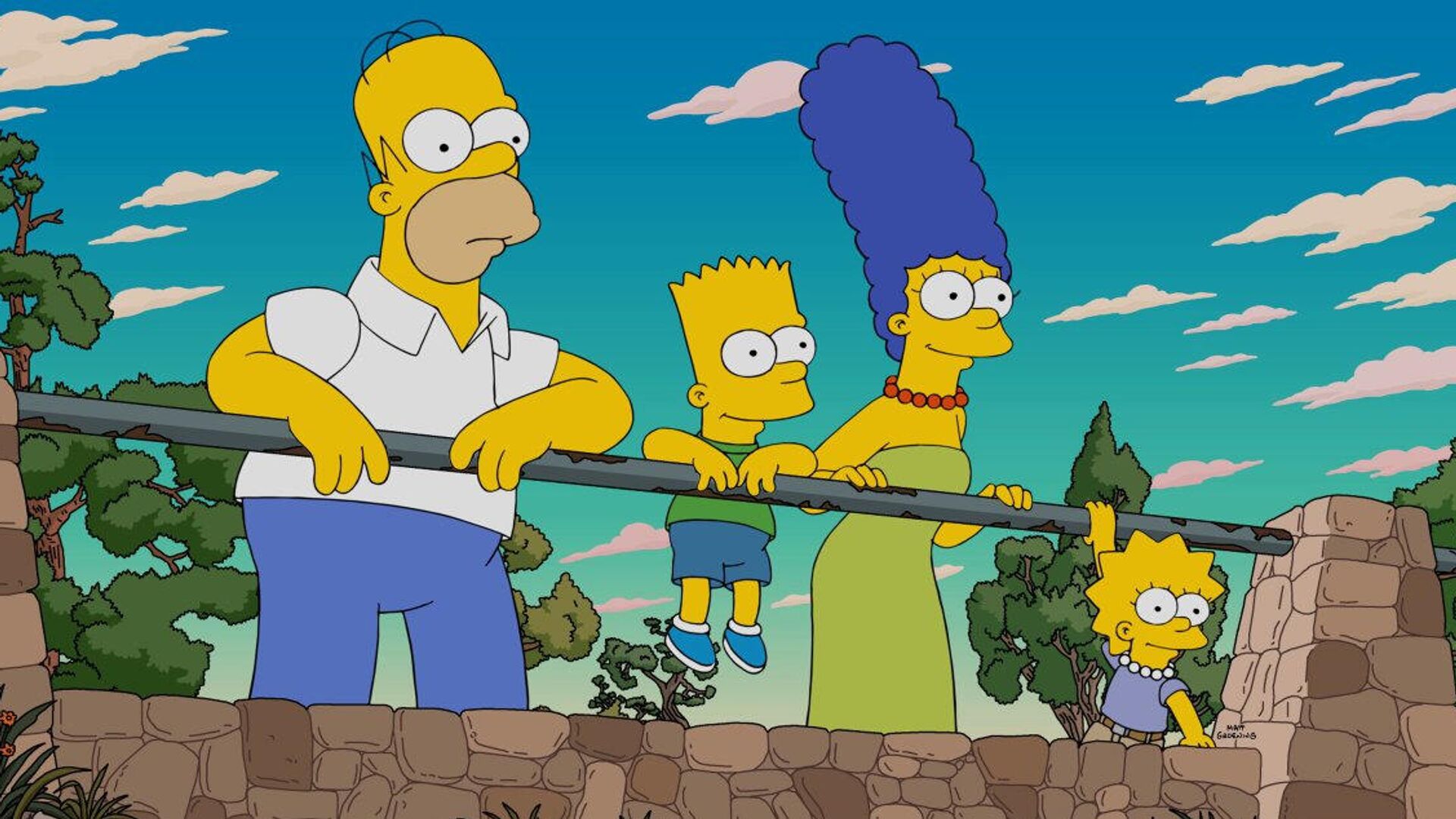 Кадр из мультсериала The Simpsons. 