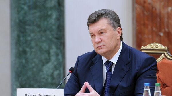 Виктор Янукович в 2013 году