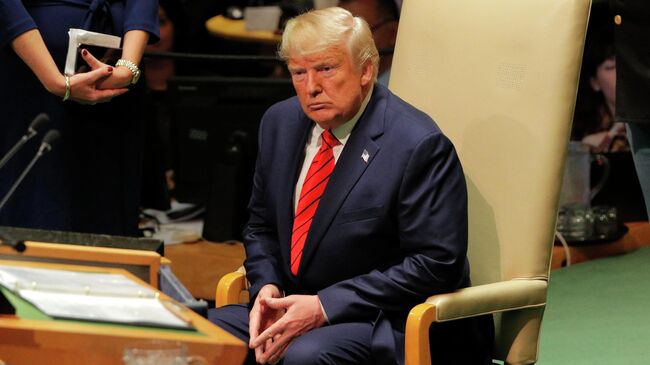 Президент США Дональд Трамп на 74-й сессии Генеральной Ассамблеи ООН