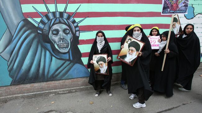 Антиамериканский митинг в Тегеране