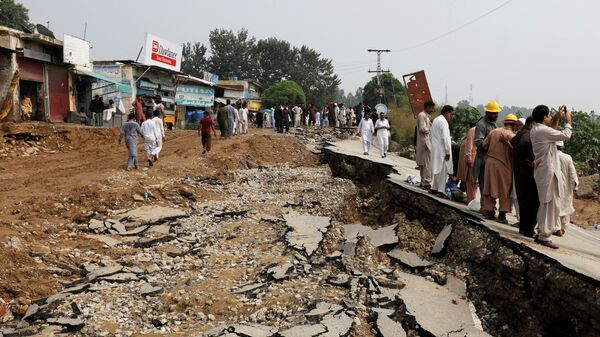 Последствия землетрясения в Пакистане. 25 сентября 2019
