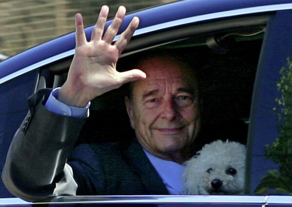 Президент Франции Жак Ширак. 2 августа 2006 года