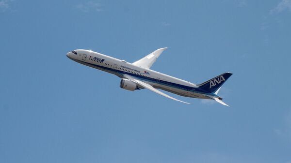 Самолет Boeing 787 японской авиакомпании ANA