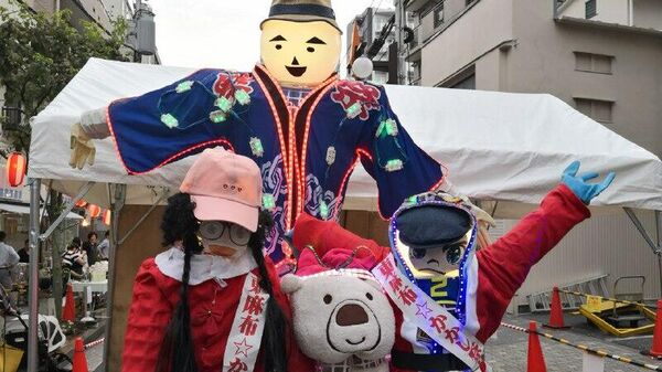 Фестиваль огородных пугал в Токио
