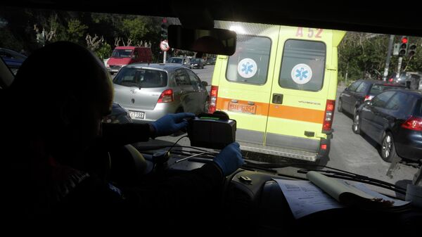 Машина скорой помощи в Греции