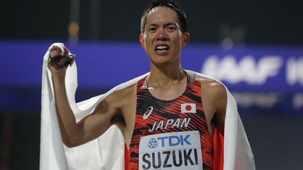 Японский легкоатлет Юсуке Сузуки