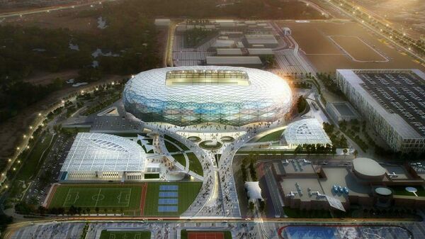 Футбольный стадион в Дохе
