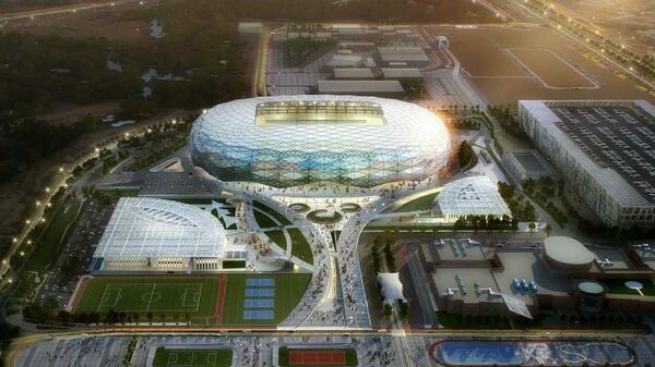 Футбольный стадион в Дохе