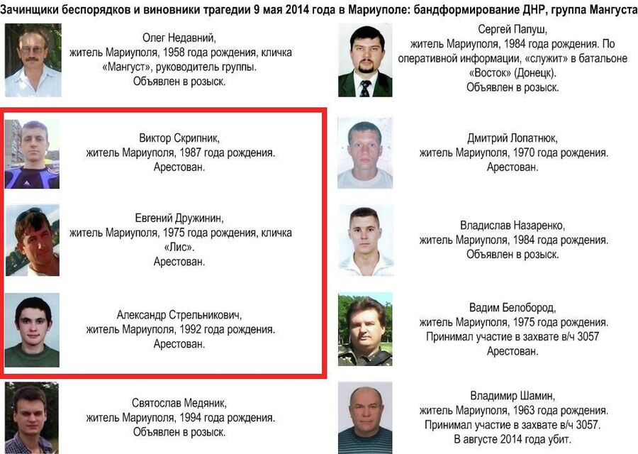 Группа Мангуста по версии МВД Украины
