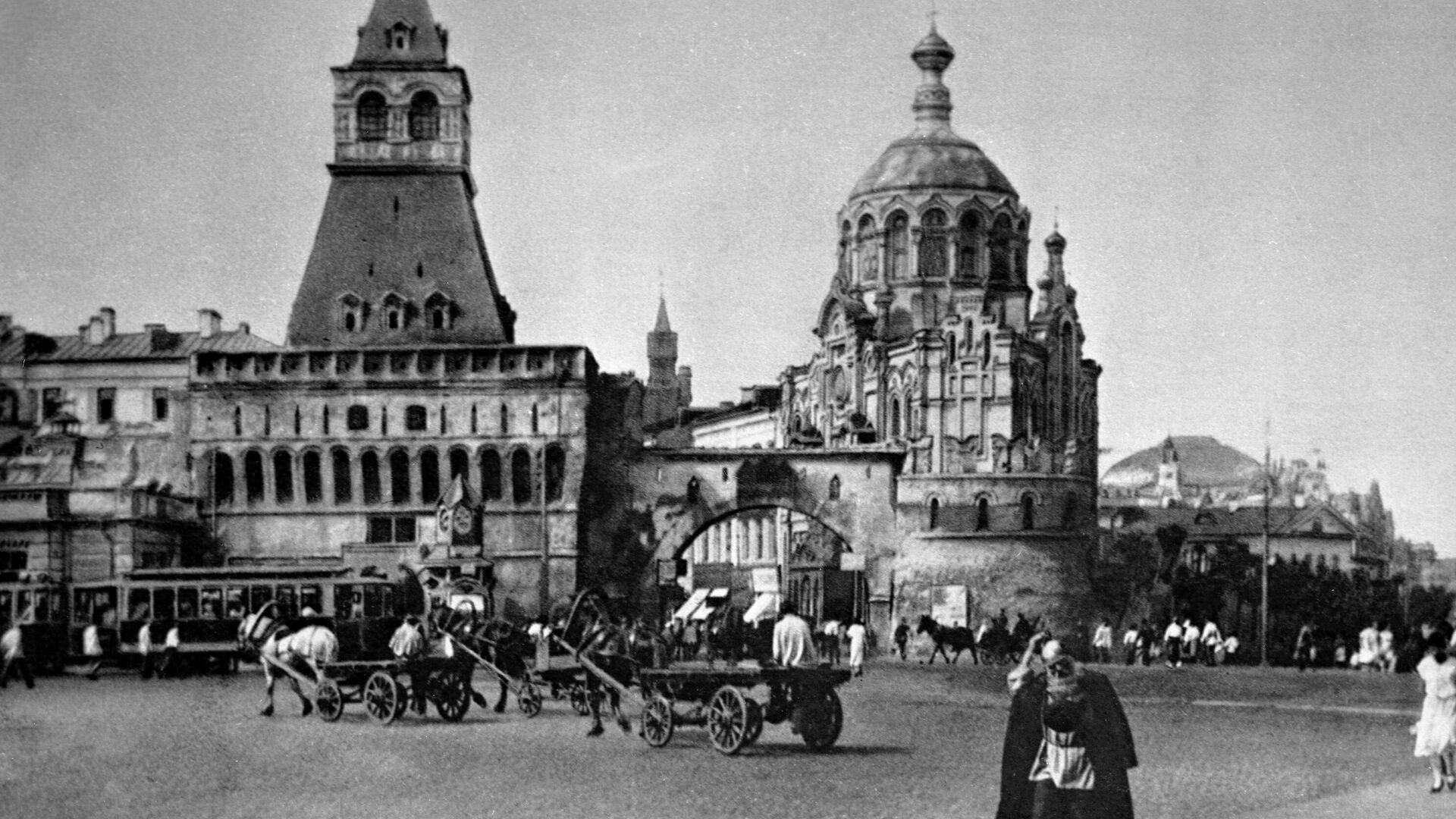 Москва в 1920-е годы. Лубянская площадь (с 1926 г. - площадь Дзержинского) - РИА Новости, 1920, 24.02.2021