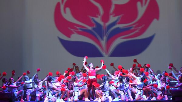 Церемония открытия чемпионата мира по боксу AIBA среди женщин в Улан-Удэ