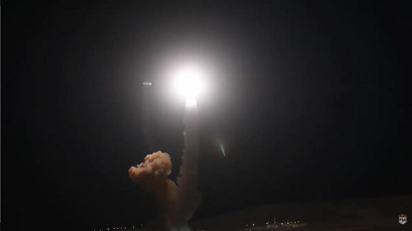 Опубликовано видео испытаний американской  баллистической ракеты