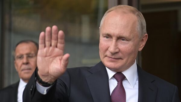 Президент РФ Владимир Путин в Сочи