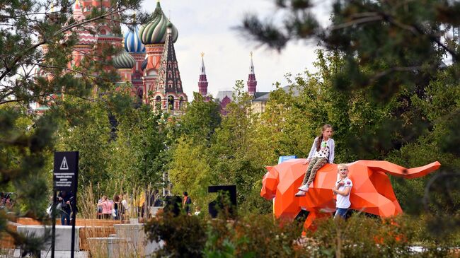 Теплая погода в Москве