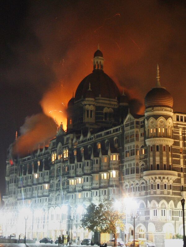 Отель Тадж-Махал, подвергшейся нападению террористов в Мумбаи