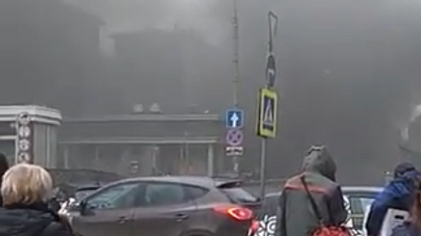 В Москве загорелся автобус в тоннеле