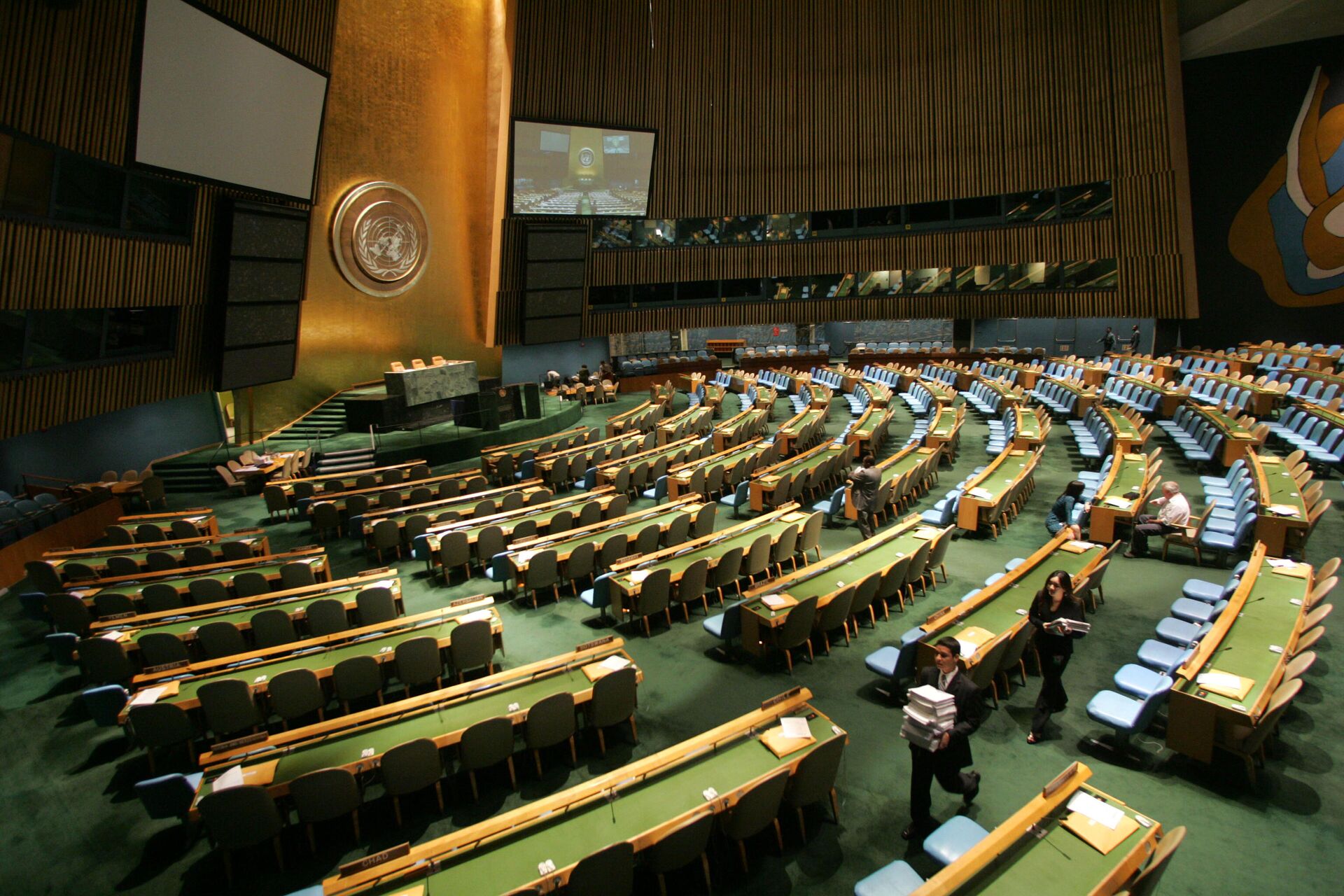 Зал Генассамблеи Организации Объединенных Наций в Нью-Йорке - РИА Новости, 1920, 03.12.2021