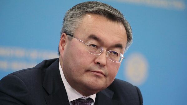Министр иностранных дел Казахстана Мухтар Тлеуберди 