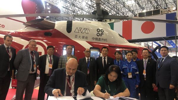  Вертолеты России и компания Sino-Russian Helicopter Group подписали соглашение о поставке двух первых спасательных вертолетов Ансат китайской стороне