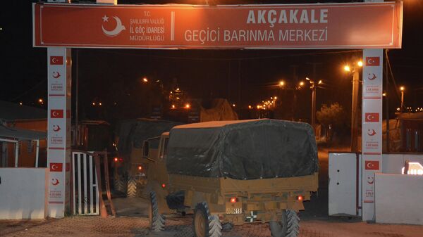 Стягивание турецкой техники к границе с Сирией