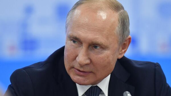 Президент РФ Владимир Путин на форуме Россия - спортивная держава в Нижнем Новгороде