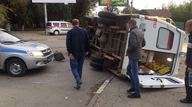 ДТП со скорой помощью в Саратове. 11 октября 2019