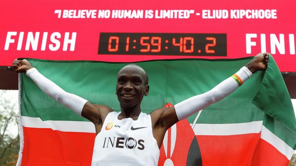 Кенийский марафонец Элиуд Кипчоге