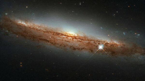 Спиральная галактика NGC 3717