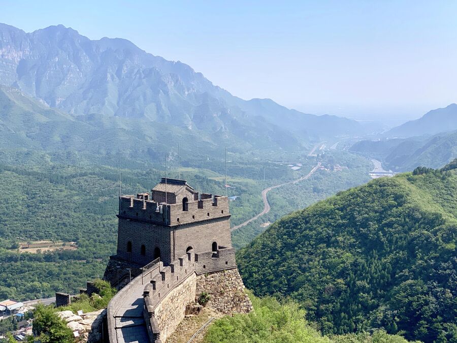 Вид на Великую китайскую стену 