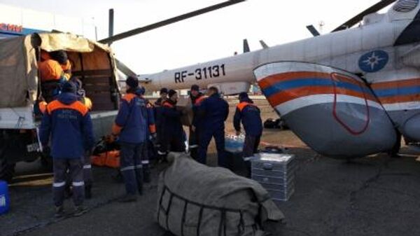 Спасатели готовятся к вылету в Курагинский район