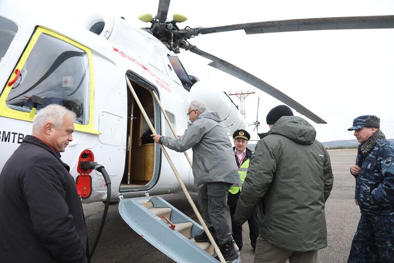 Губернатор Красноярского края Александр Усс вылетел в Курагинский район на место происшествия