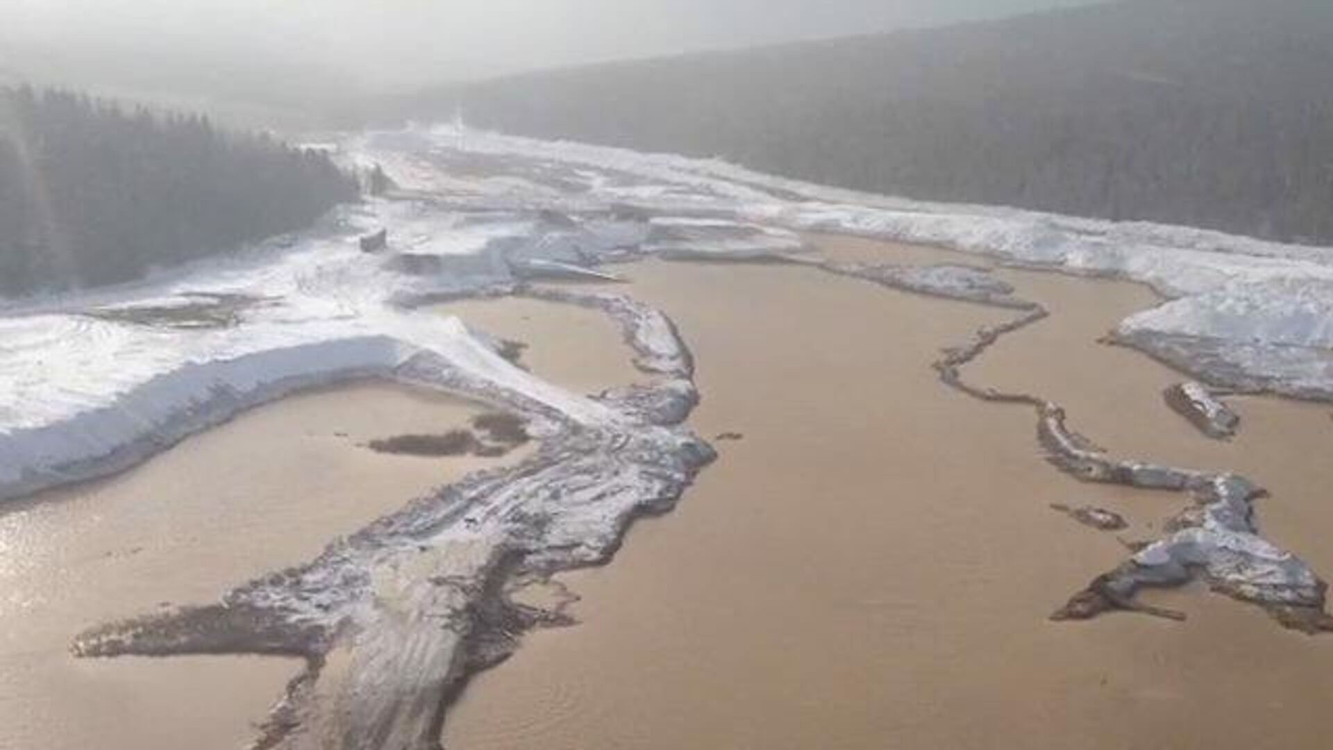 Дамба в красноярском