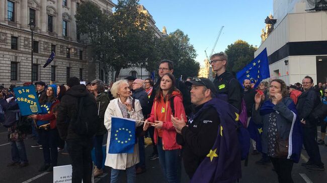 Акция против Brexit в Лондоне