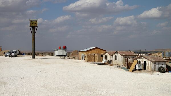 Военная база США в провинции Эль-Хасаке в Сирии