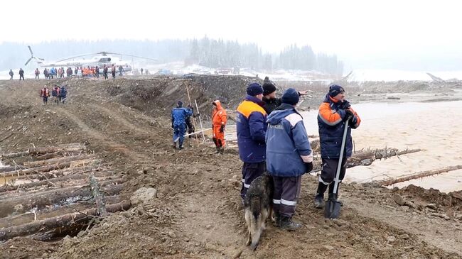 Прорыв дамбы в Красноярском крае