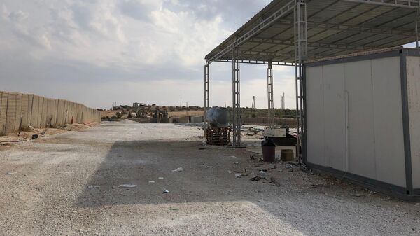 Брошенная военная база США на северо-востоке Сирии. Архивное фото