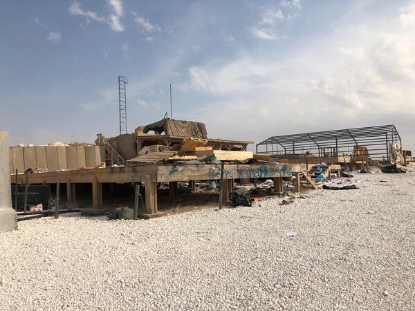 Брошенная военная база США на северо-востоке Сирии