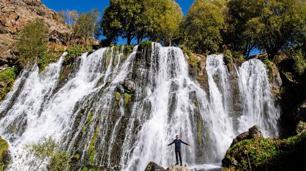 Шакинский водопад в Армении