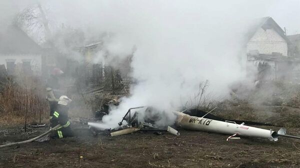  Вертолет разбился в Полтавской области, Украины