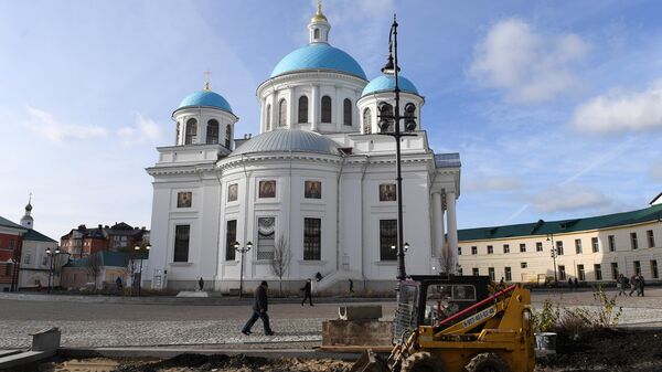 Строительство собора Казанской иконы Божией Матери в городе Казань