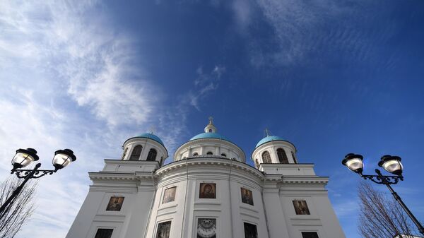 Строительство собора Казанской иконы Божией Матери в городе Казань