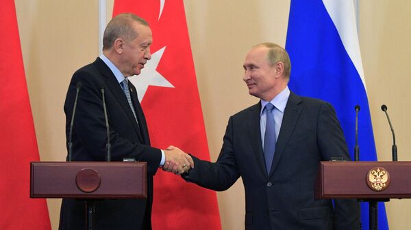 Президент РФ Владимир Путин и президент Турции Реджеп Тайип Эрдоган Президент РФ Владимир Путин и президент Турции Реджеп Тайип Эрдоган