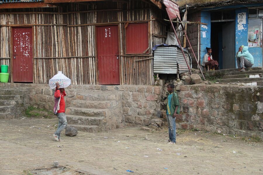 Жители Лалибэлы. Эфиопия