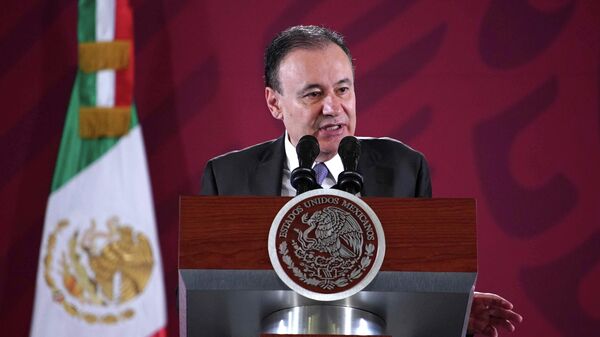 Министр общественной безопасности Мексики Альфонсо Дурасо