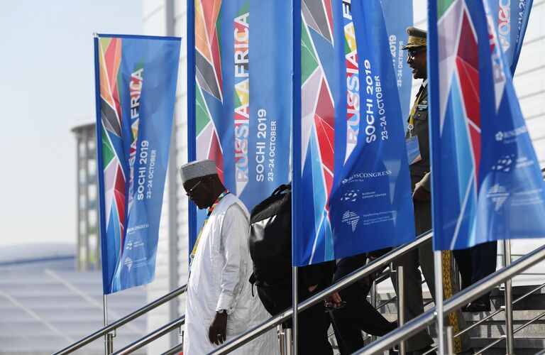 Участники экономического форума Россия - Африка в Сочи Участники экономического форума Россия - Африка в Сочи