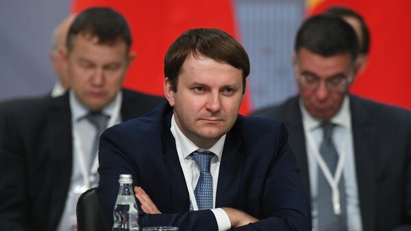 Министр экономического развития РФ Максим Орешкин на заседании Совета глав правительств СНГ