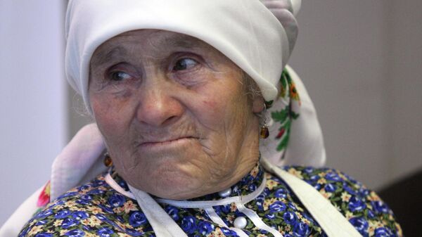 Участница фольклорного коллектива Бурановские бабушки Наталья Пугачева 