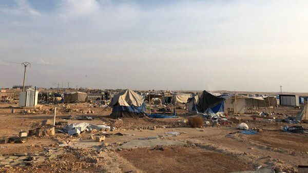 Расположенный на севере города Айн-Исса в провинции Ракка лагерь беженцев