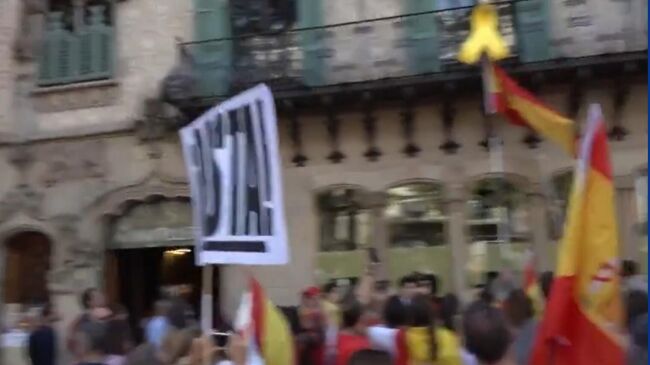 В Барселоне на стрингера Ruptly напали митингующие 